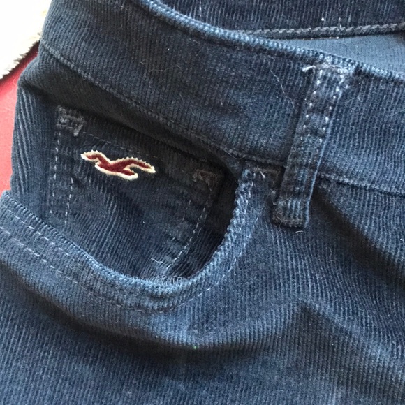 Navy corduroy hollister pants - Picture 2 of 3